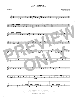 page one of Centerfold (Trumpet Solo)