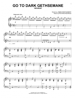 page one of Go To Dark Gethsemane (Piano Solo)
