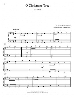 page one of O Christmas Tree (Piano Duet)