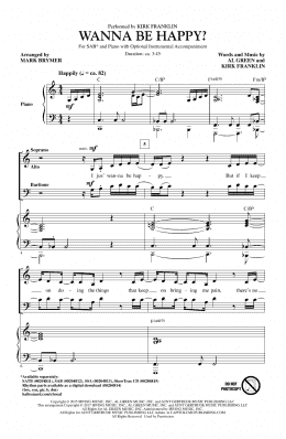 page one of Wanna Be Happy? (SAB Choir)