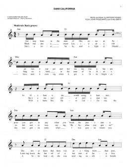 Free John Frusciante sheet music  Download PDF or print on