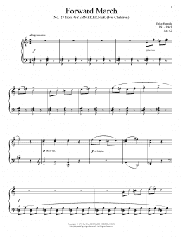 page one of Forward March (Piano Solo)