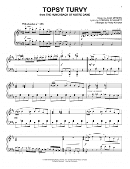 page one of Topsy Turvy [Ragtime version] (arr. Phillip Keveren) (Piano Solo)