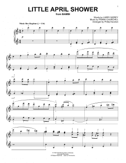 page one of Little April Shower [Ragtime version] (arr. Phillip Keveren) (Piano Solo)