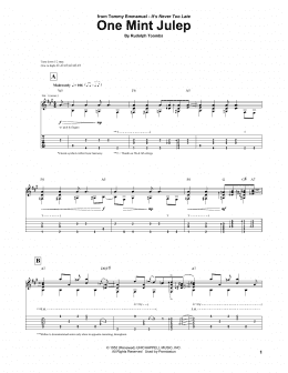 page one of One Mint Julep (Guitar Tab)
