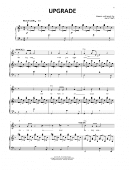page one of Upgrade (from Be More Chill) (Piano & Vocal)
