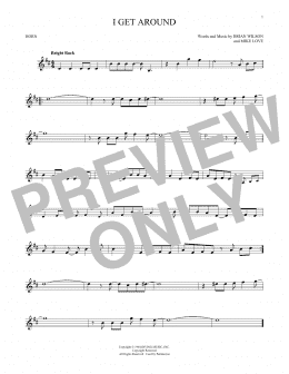 page one of I Get Around (French Horn Solo)
