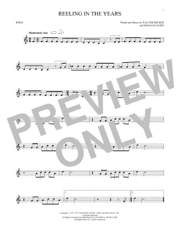 page one of Reeling In The Years (French Horn Solo)
