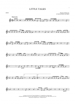 page one of Little Talks (French Horn Solo)