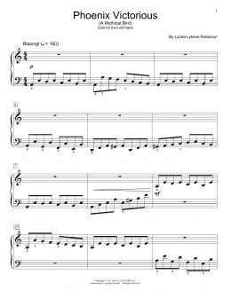 page one of Phoenix Victorious (Educational Piano)