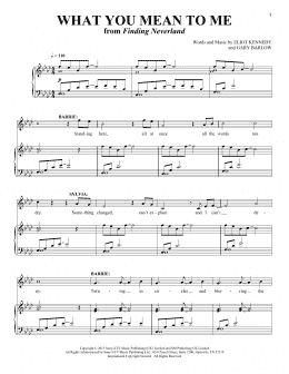page one of What You Mean To Me (Vocal Duet)