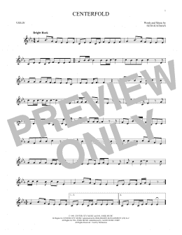 page one of Centerfold (Violin Solo)