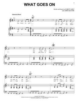 page one of What Goes On (Piano, Vocal & Guitar Chords (Right-Hand Melody))
