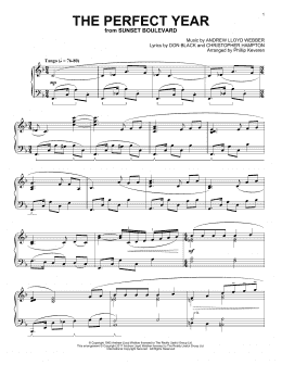 page one of The Perfect Year (arr. Phillip Keveren) (Piano Solo)