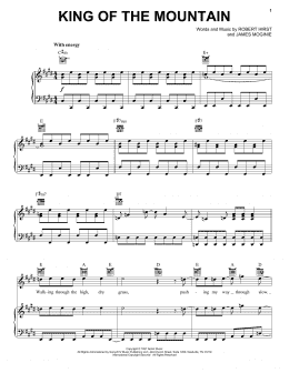 page one of King Of The Mountain (Piano, Vocal & Guitar Chords (Right-Hand Melody))