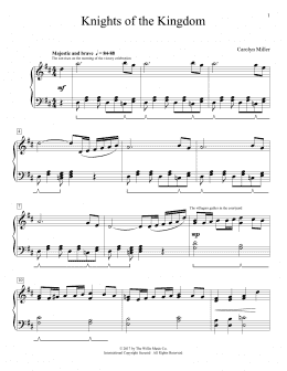 page one of Knights Of The Kingdom (Educational Piano)