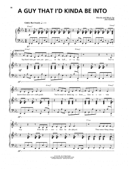 page one of A Guy That I'd Kinda Be Into (from Be More Chill) (Piano & Vocal)