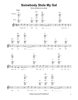 page one of Somebody Stole My Gal (Banjo Tab)