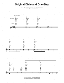 page one of Original Dixieland One-Step (Banjo Tab)