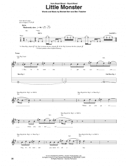 page one of Little Monster (Bass Guitar Tab)