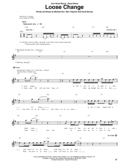 page one of Loose Change (Bass Guitar Tab)