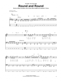 page one of Round And Round (Bass Guitar Tab)