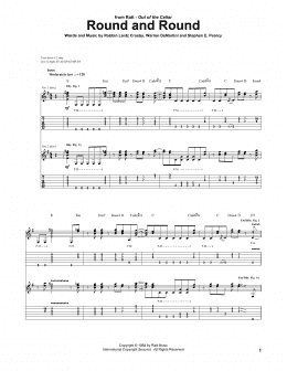 page one of Round And Round (Guitar Tab)