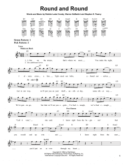 page one of Round And Round (Easy Guitar)