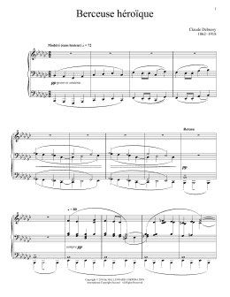 page one of Berceuse Heroique (Piano Solo)