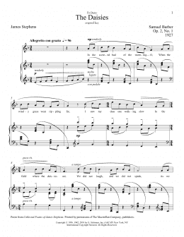 page one of The Daisies (Piano & Vocal)