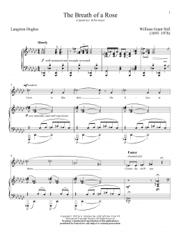 page one of The Breath Of A Rose (Piano & Vocal)