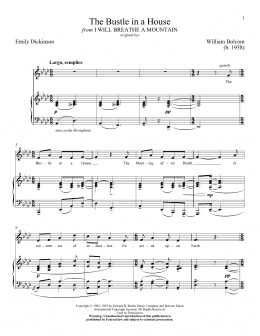 page one of The Bustle In A House (Piano & Vocal)