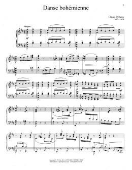 page one of Danse Bohemienne (Piano Solo)