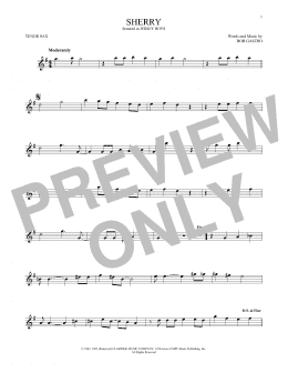 page one of Sherry (Tenor Sax Solo)