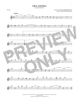 page one of Oklahoma (from Oklahoma!) (Flute Solo)
