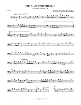 page one of (Everybody's Waitin' For) The Man With The Bag (Cello Solo)