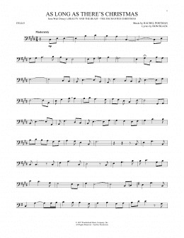 page one of As Long As There's Christmas (Cello Solo)