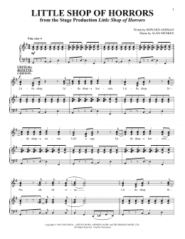 page one of Little Shop Of Horrors (from Little Shop of Horrors) (Piano & Vocal)