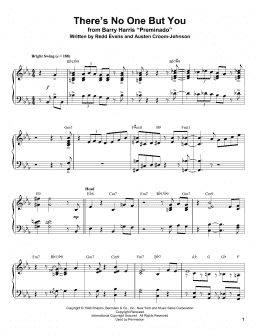 page one of There's No One But You (Piano Transcription)