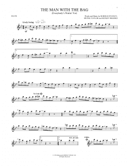 page one of (Everybody's Waitin' For) The Man With The Bag (Flute Solo)