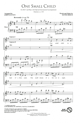 page one of One Small Child (SSA Choir)