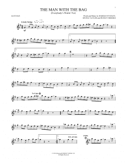 page one of (Everybody's Waitin' For) The Man With The Bag (Alto Sax Solo)