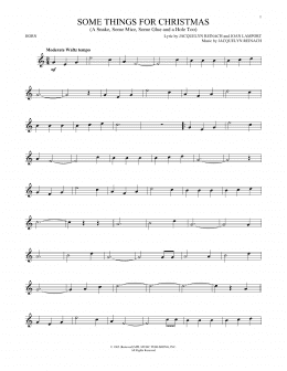 page one of Some Things For Christmas (A Snake, Some Mice, Some Glue And A Hole Too) (French Horn Solo)