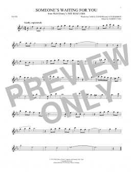 page one of Someone's Waiting For You (Flute Solo)