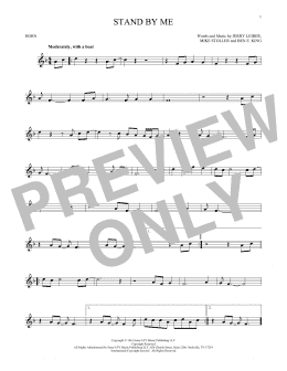 page one of Stand By Me (French Horn Solo)