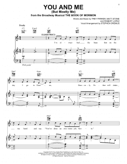 page one of You And Me (But Mostly Me) (Piano, Vocal & Guitar Chords (Right-Hand Melody))