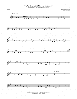 page one of You'll Be In My Heart (from Tarzan) (French Horn Solo)