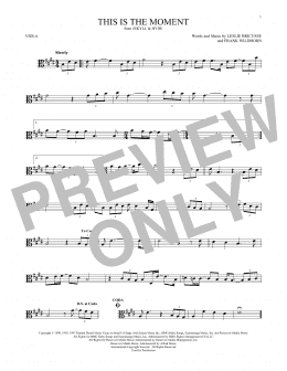 page one of This Is The Moment (Viola Solo)