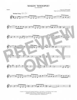 page one of Makin' Whoopee! (French Horn Solo)