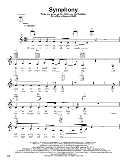 page one of Symphony (feat. Zara Larsson) (Ukulele)